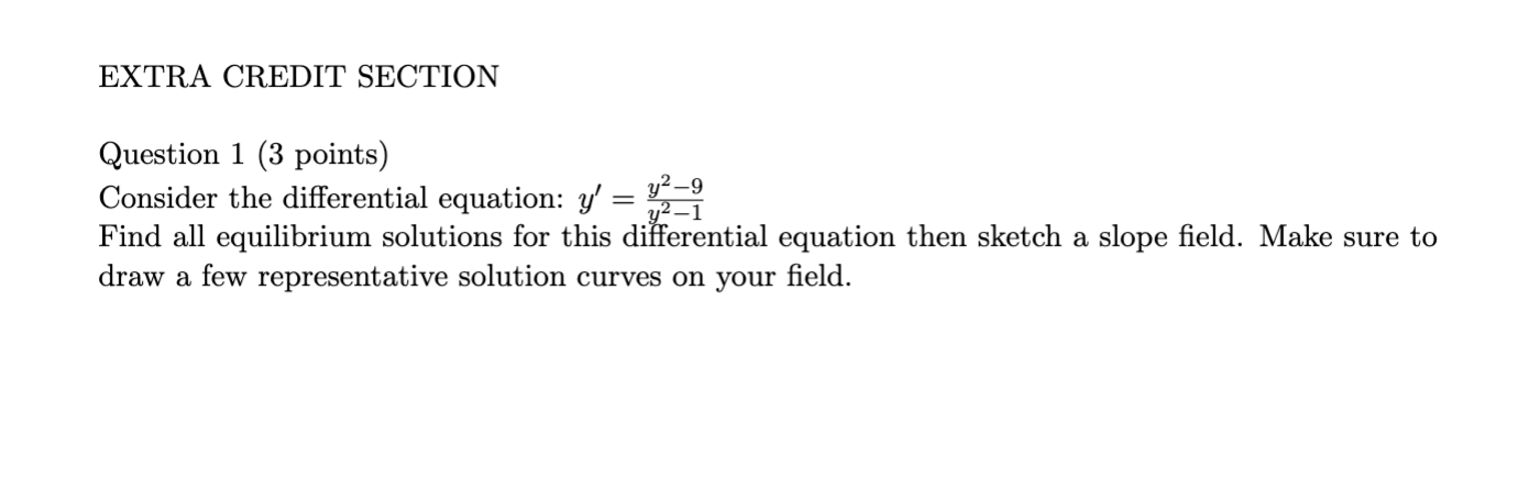 algebra 1 extra credit assignment