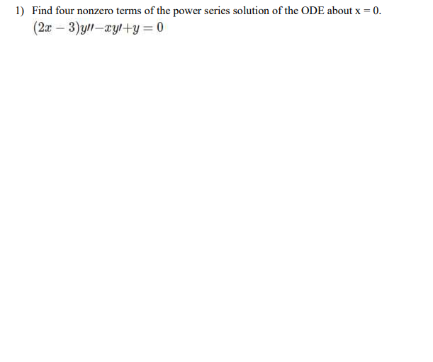 Solved 1) *PLEASE WRITE DOWN EVERY STEP EVEN IF ITS MINOR | Chegg.com