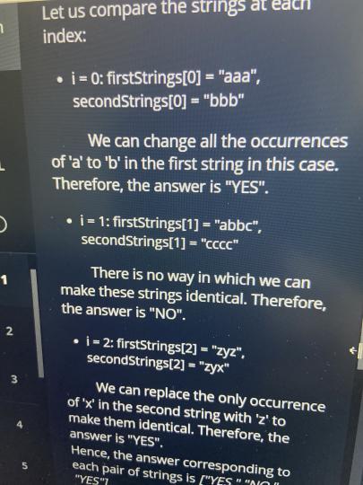 า Let us compare the strings at each index: • j = 0: | Chegg.com