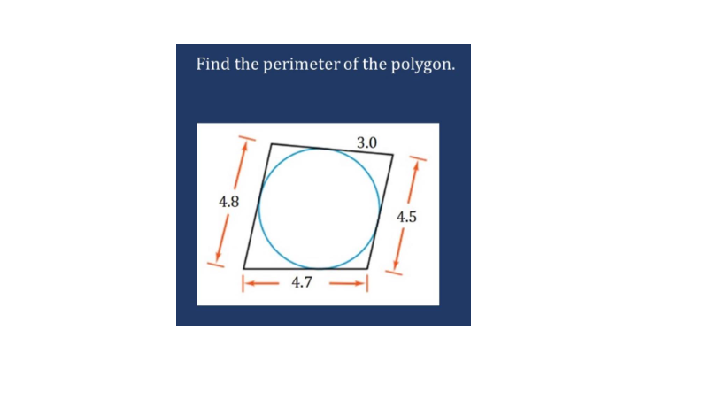 Solved Find the perimeter of the polygon. | Chegg.com