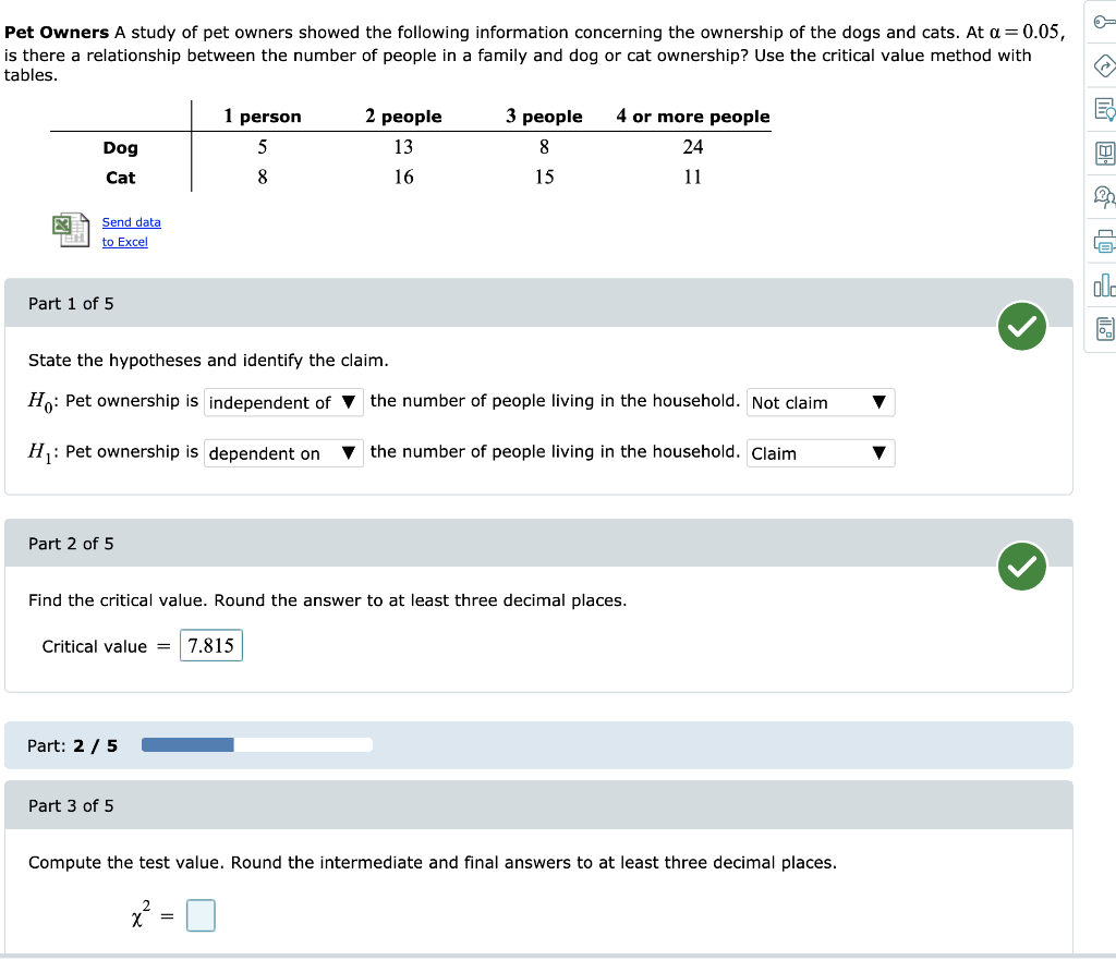 Solved Pet Owners A Study Of Pet Owners Showed The Following | Chegg.com