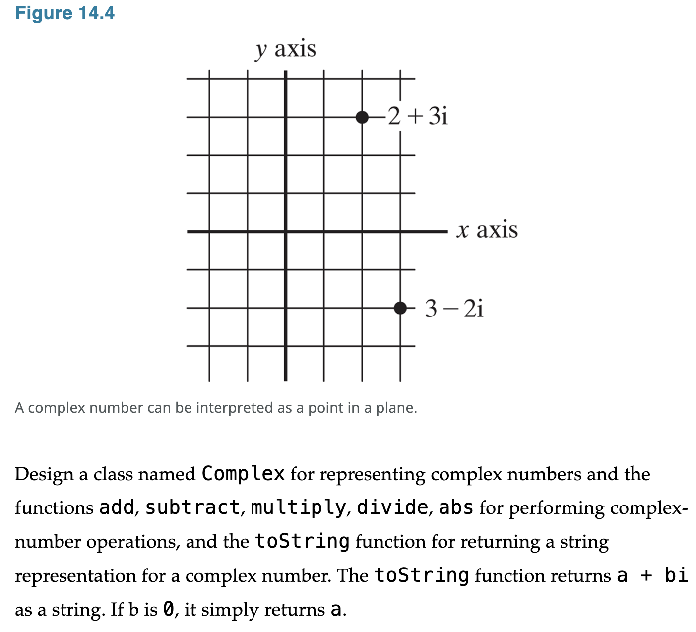 Solved ∗ 14.7 (Math: The Complex class) A complex number has | Chegg.com