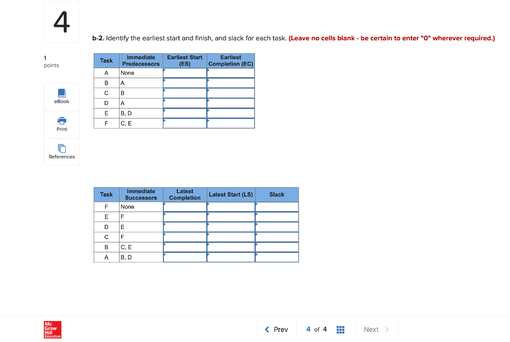 Solved 4 Problem 15-6 (Algo) 1 points Consider the following | Chegg.com
