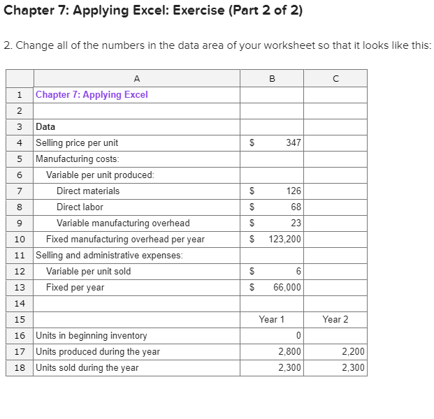 solved chapter 7 applying excel excel worksheet part 1