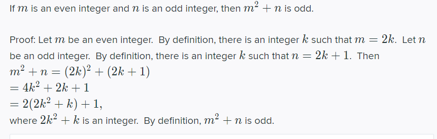 Solved If m is an even integer and n is an odd integer, then | Chegg.com