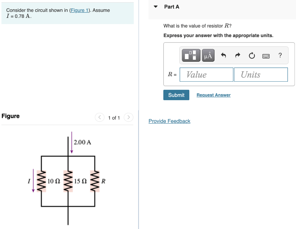 Solved Part A Consider the circuit shown in (Figure 1). | Chegg.com