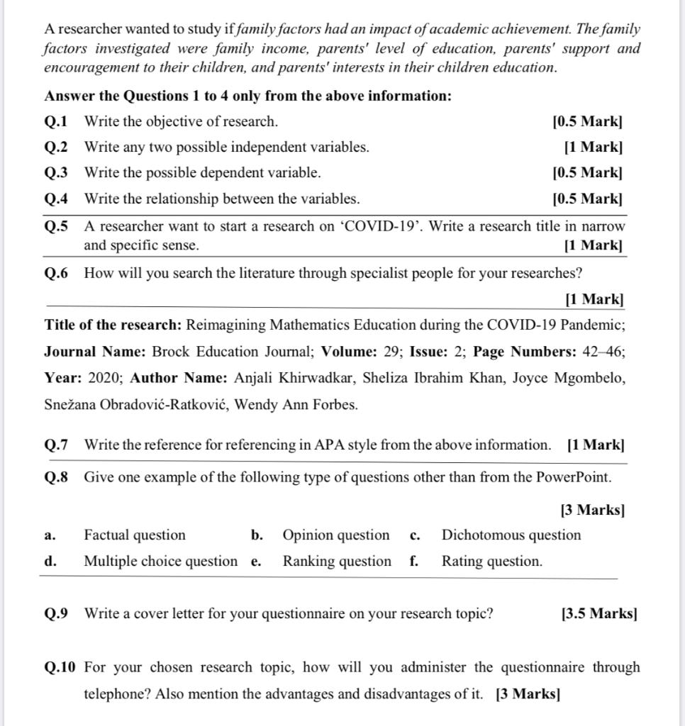 Solved General Instructions: • All students should complete | Chegg.com