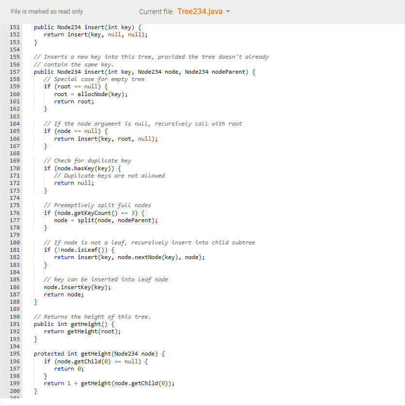 8.37 LAB: Iterable 2-3-4 tree In this lab, the | Chegg.com