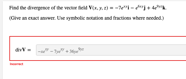 Solved Find the divergence of the vector field | Chegg.com
