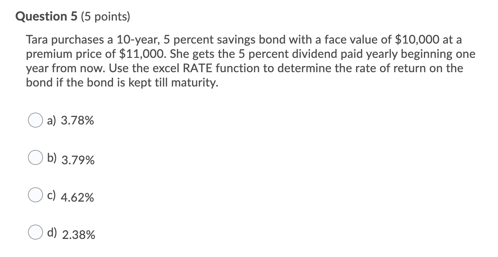 solved-question-5-5-points-tara-purchases-a-10-year-5-chegg