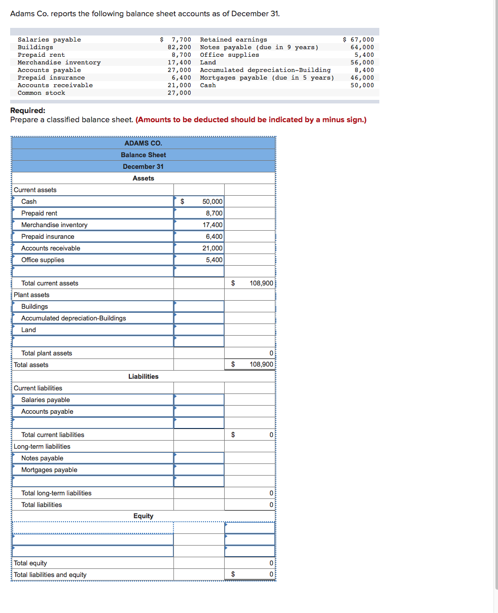 solved-adams-co-reports-the-following-balance-sheet-chegg