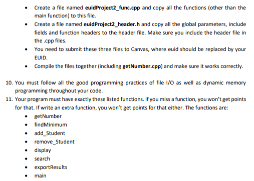 Solved PROGRAM DESCRIPTION In this project, you have to | Chegg.com