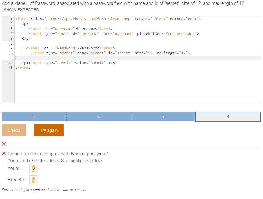 Solved Add a of Password, associated with a