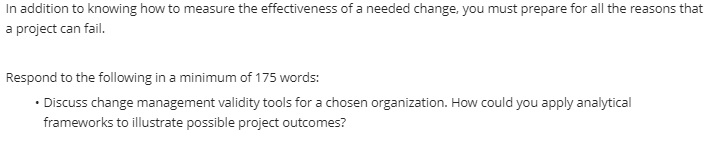Solved Can you help my explain the change management | Chegg.com