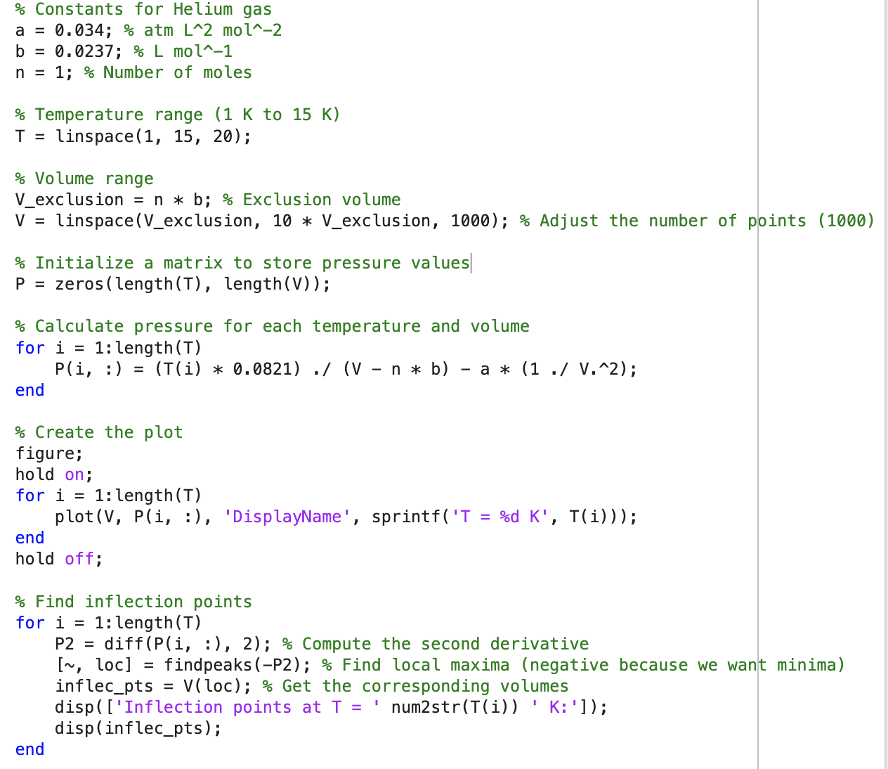 Solved How can I find the critical volume, pressure, and | Chegg.com