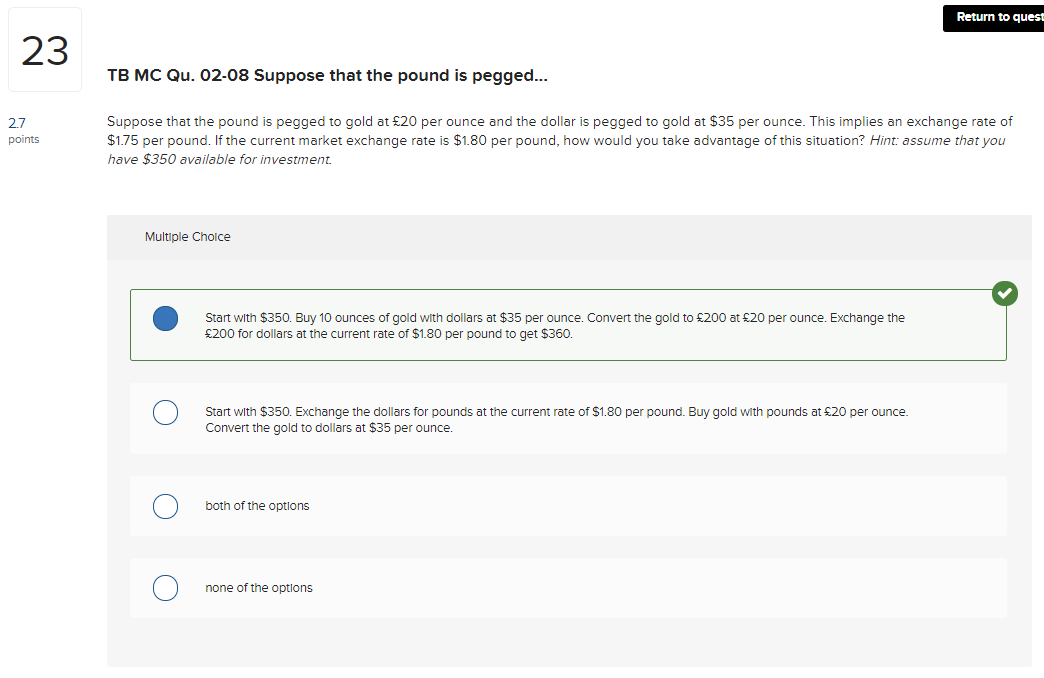 Solved The correct answer is selected but I do not know why | Chegg.com