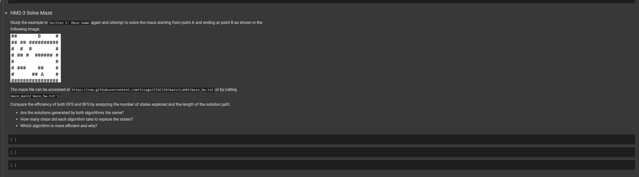 Solved The maze file can be accessed at | Chegg.com