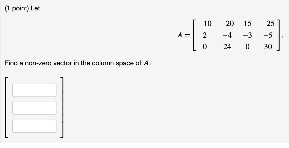 Solved 1 Point Let 4 2 1 4 3 1 5 5 3 2 1 2 1 4 Chegg