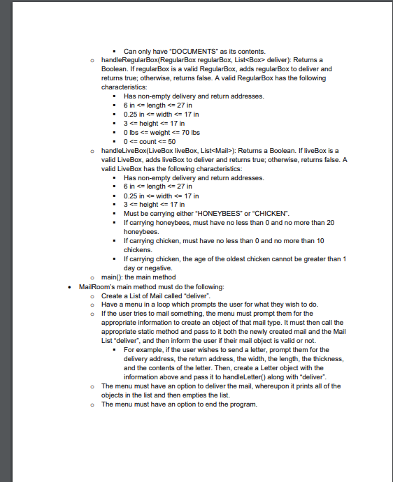 Solved A double called length An integer called id A
