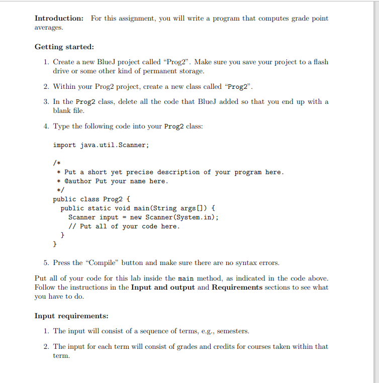 Solved Introduction: For this assignment, you will write a | Chegg.com