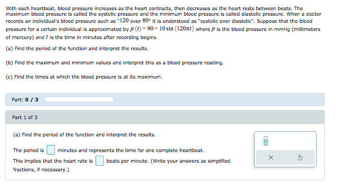 Solved With Each Heartbeat Blood Pressure Increases As The Chegg