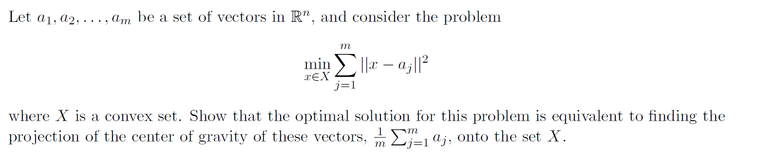 Solved Let a1, A2, ..., Am be a set of vectors in R”, and | Chegg.com