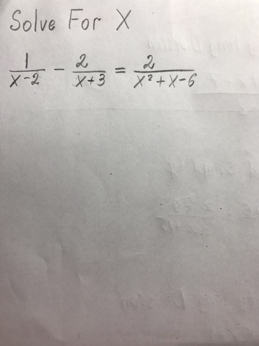 Solved Solve For X 2 2