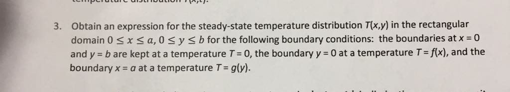 Solved Obtain an expression for the steady-state temperature | Chegg.com