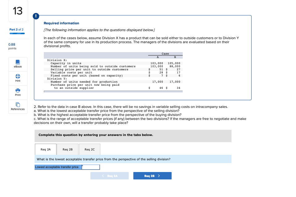 Solved Req 2A Req 2BReq 2C What is the highest acceptable | Chegg.com