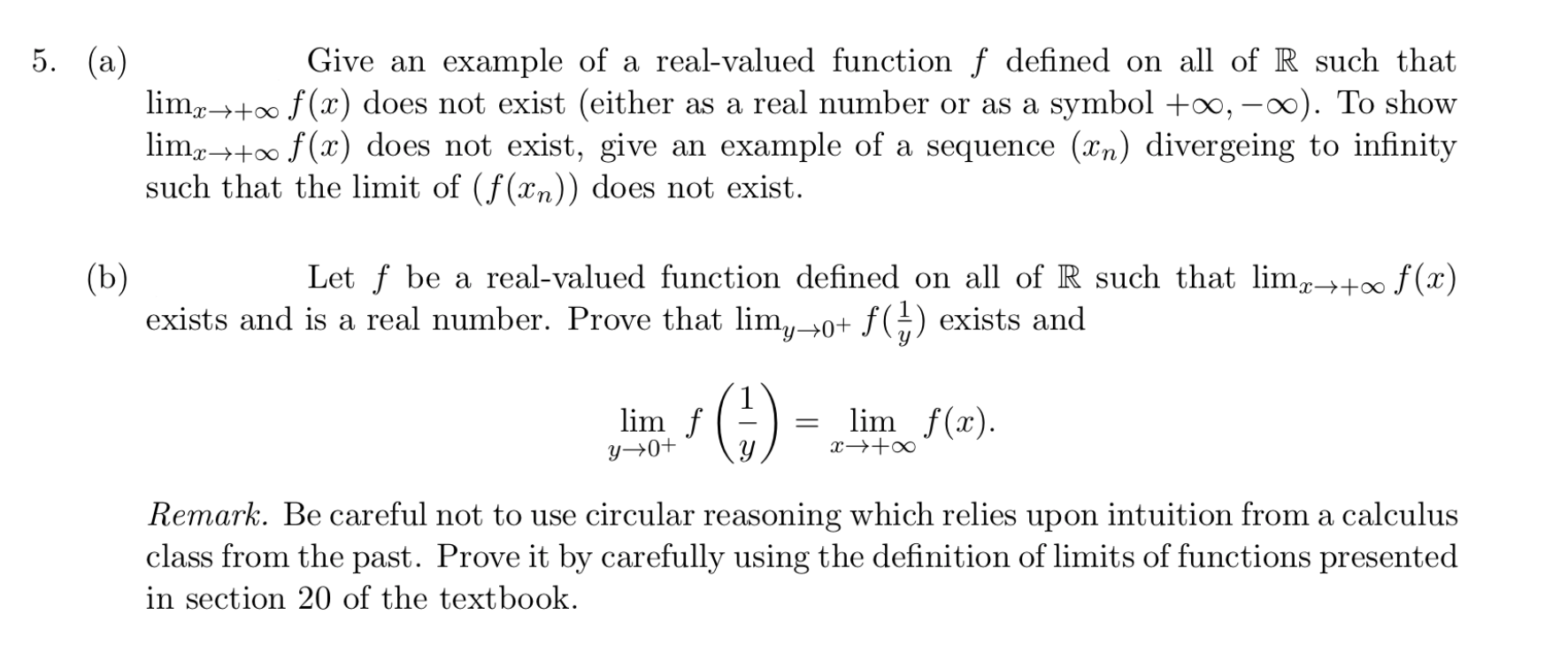 Solved REAL ANALYSIS: | Chegg.com