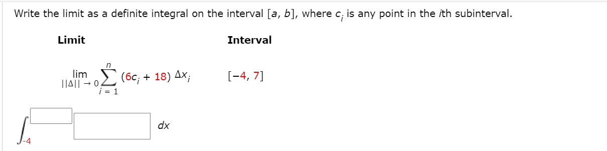 Solved Write the limit as a definite integral on the | Chegg.com