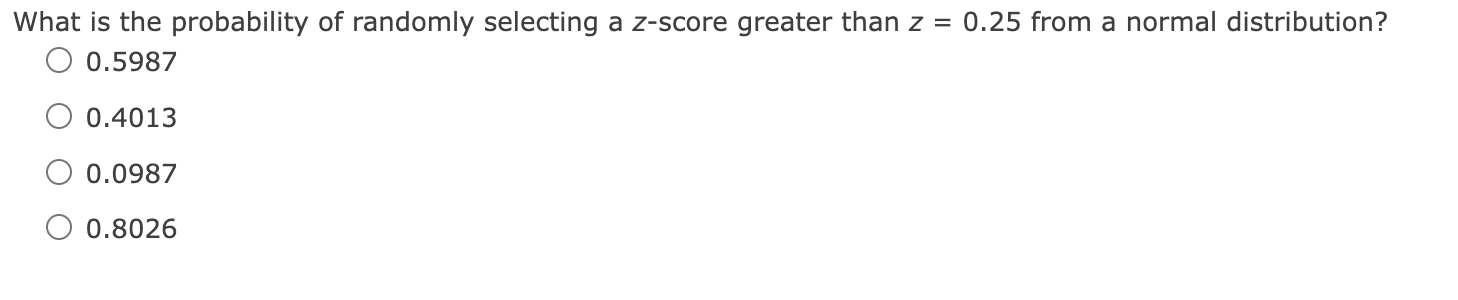 Solved What is the probability of randomly selecting a | Chegg.com