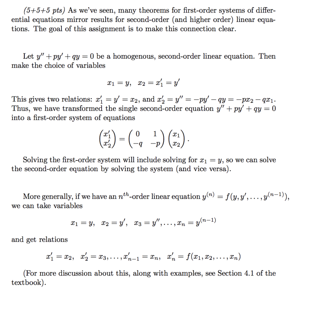 5 5 5 Pts As We Ve Seen Many Theorems For First Chegg Com