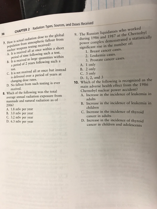 Solved CHAPTER 1 Introduction to Radiation Protection 13 7.