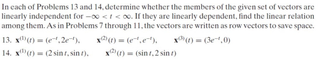 Solved In Each Of Problems 13 And 14 Determine Whether The Chegg Solved In Each Of Problems 13 And 14 Determine Whether The Chegg