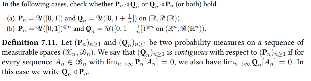 In the following cases, check whether Pn Qn or Qn Pn | Chegg.com