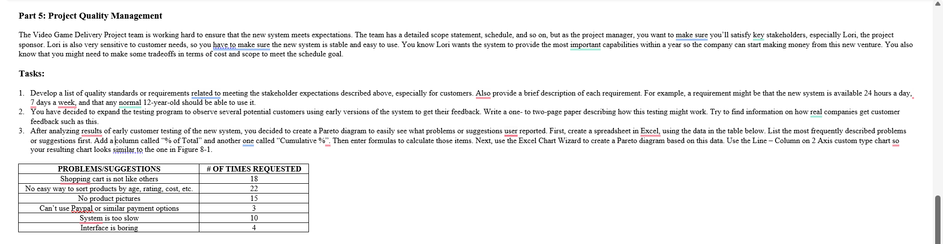 Solved know that you might need to make some tradeoffs in | Chegg.com
