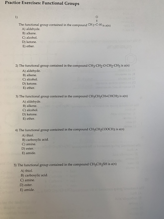 Match The Following Anic Structures With The Chegg 