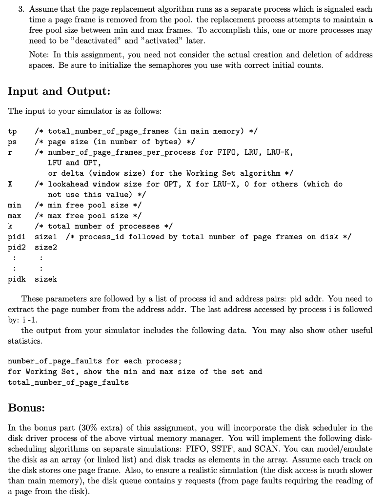 Solved COSC 3360/6310 - Operating Systems Both previous | Chegg.com