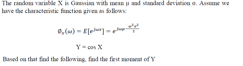 Solved The random variable X is Gaussian with mean u and | Chegg.com