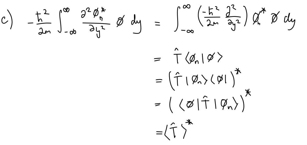 Solved Is this acceptable in Dirac notation if T^ is the | Chegg.com