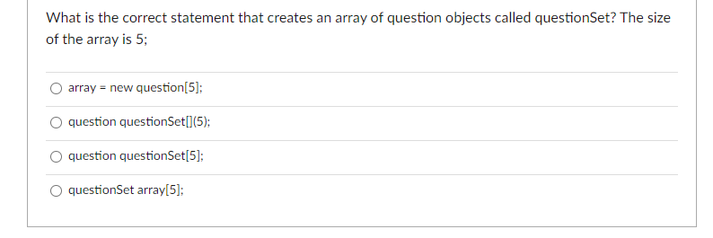 Solved A class which contains a pure virtual function is | Chegg.com