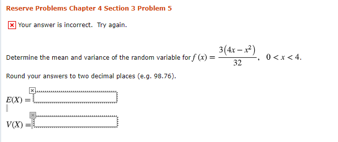 Solved Reserve Problems Chapter 4 Section 3 Problem 5 | Your | Chegg.com