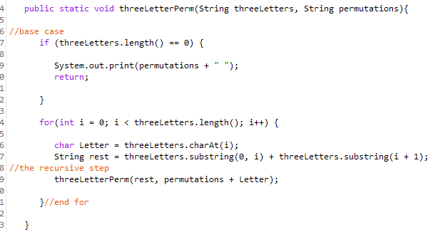 Solved in Java, Can you turn this void method into a method | Chegg.com