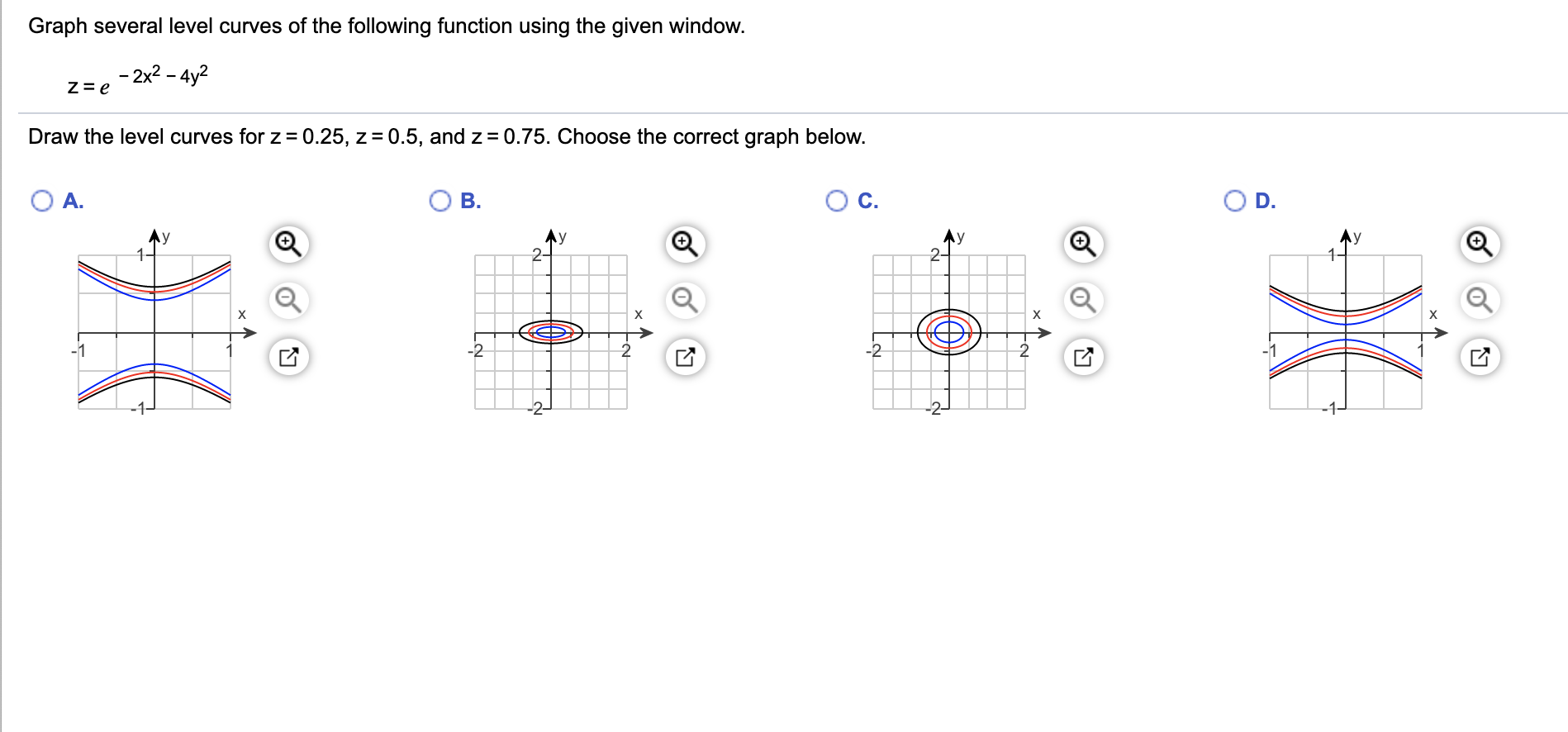 Solved Graph Several Level Curves Of The Following Function