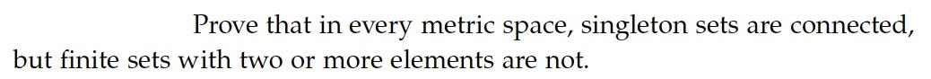 Solved Prove that in every metric space, singleton sets are | Chegg.com