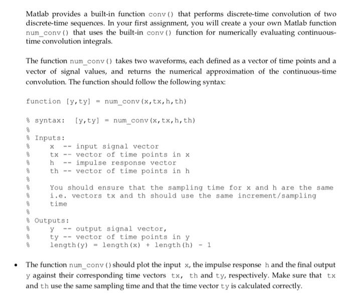 matlab conv function