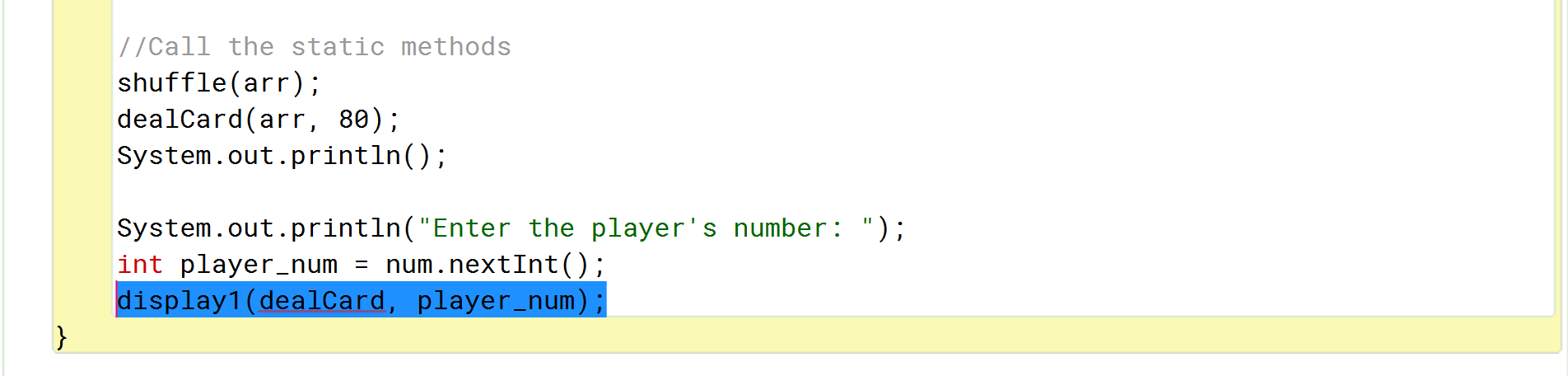 JAVA Program needs help!!! I am STUCK with the step | Chegg.com