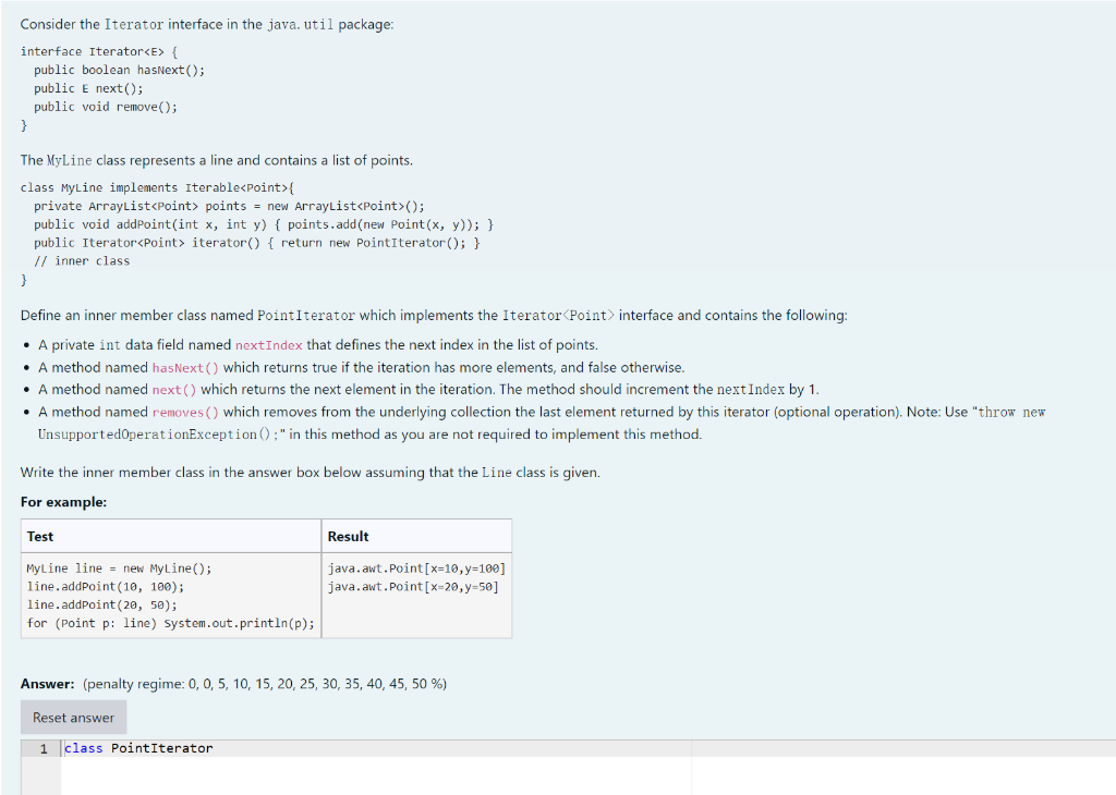 Solved Consider the following definitions: interface Cycle { | Chegg.com