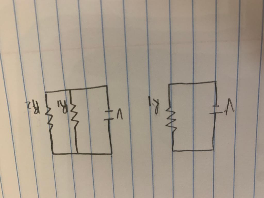 Solved A single resistor (R1) is connected to an ideal | Chegg.com